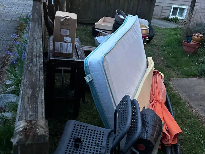 Garage & Furniture Clear-Out - before