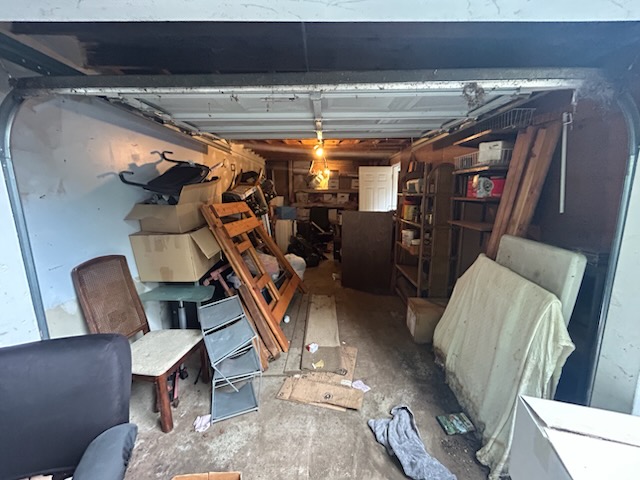 Garage Cleanout - before